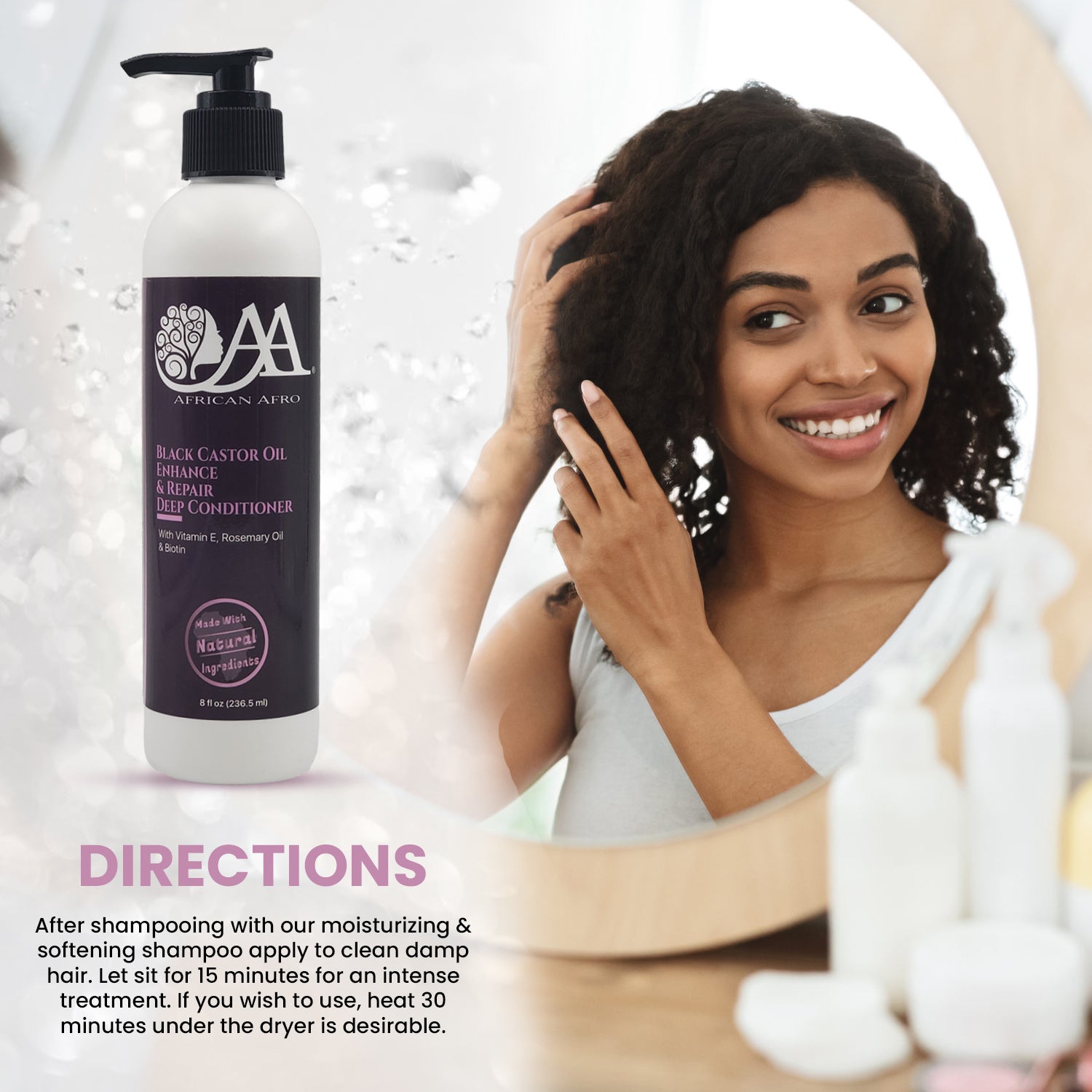 Black Castor Oil Enhance and Repair Deep Conditioner |